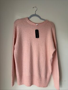 Melrose and Market Soft Pink Crewneck Sweater